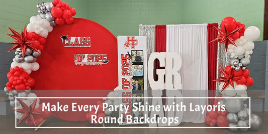Round Backdrops for Birthdays, Baby Showers & More | Layoris