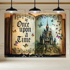 Layoris Once Upon A Time Happy Birthday Backdrop