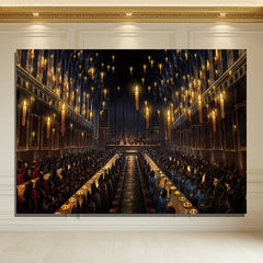 Layoris Hogwarts Theme Dark Dinning Backdrop For Birthday