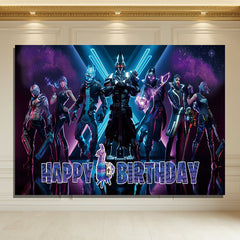Layoris Battle Gear Soldier Boy Happy Birthday Backdrop