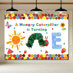 Layoris A Hungry Caterpillar Is Turning One Birthday Backdrop