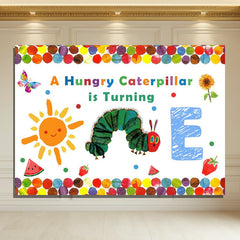 Layoris A Hungry Caterpillar Is Turning One Birthday Backdrop