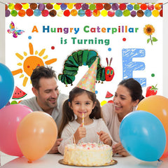 Layoris A Hungry Caterpillar Is Turning One Birthday Backdrop