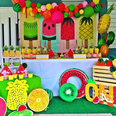 Delicious colorful ice cream summer backdrop