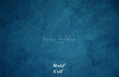 Blue Textured Old Master Studio Photography Backdrop - Layoris