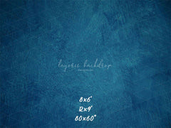 Blue Textured Old Master Studio Photography Backdrop - Layoris