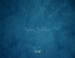 Blue Textured Old Master Studio Photography Backdrop - Layoris