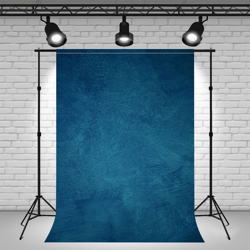 Blue Textured Old Master Studio Photography Backdrop - Layoris