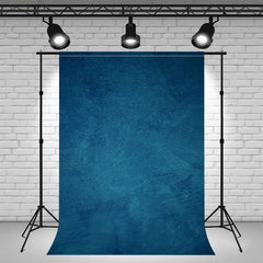 Blue Textured Old Master Studio Photography Backdrop - Layoris