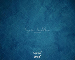 Blue Textured Old Master Studio Photography Backdrop - Layoris