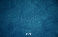 Blue Textured Old Master Studio Photography Backdrop - Layoris