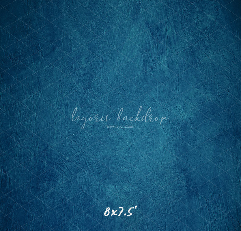Blue Textured Old Master Studio Photography Backdrop - Layoris