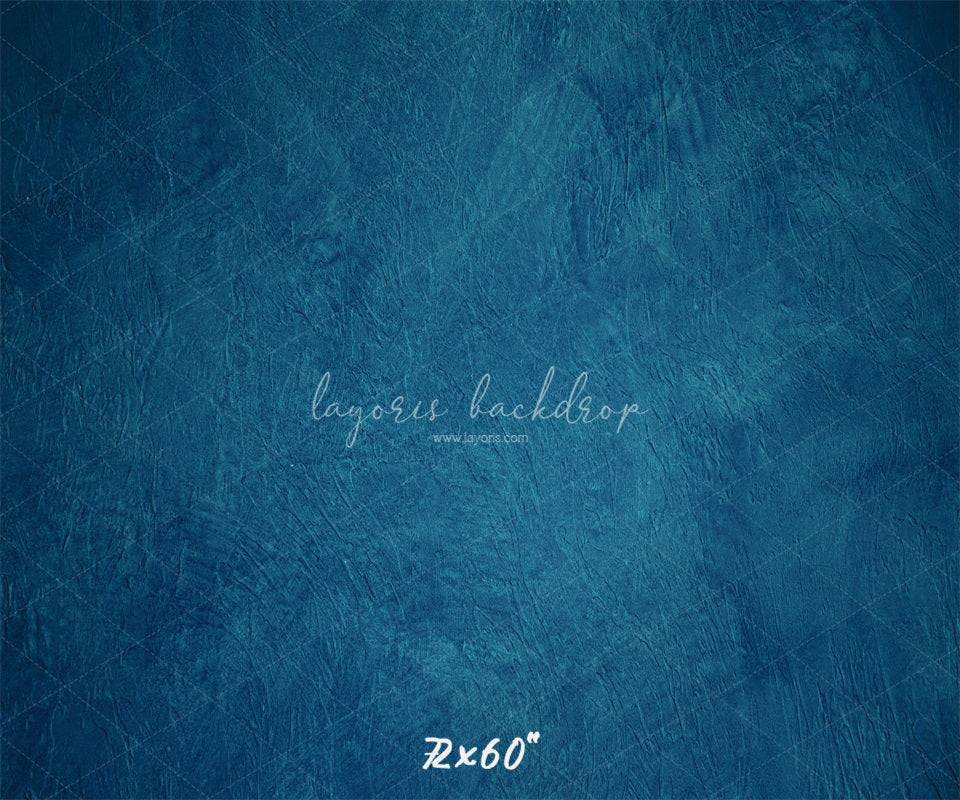 Blue Textured Old Master Studio Photography Backdrop - Layoris