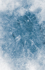 White And Blue Ice Lake Water Abstract Backdrop - Layoris