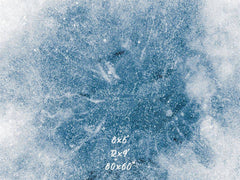 White And Blue Ice Lake Water Abstract Backdrop - Layoris