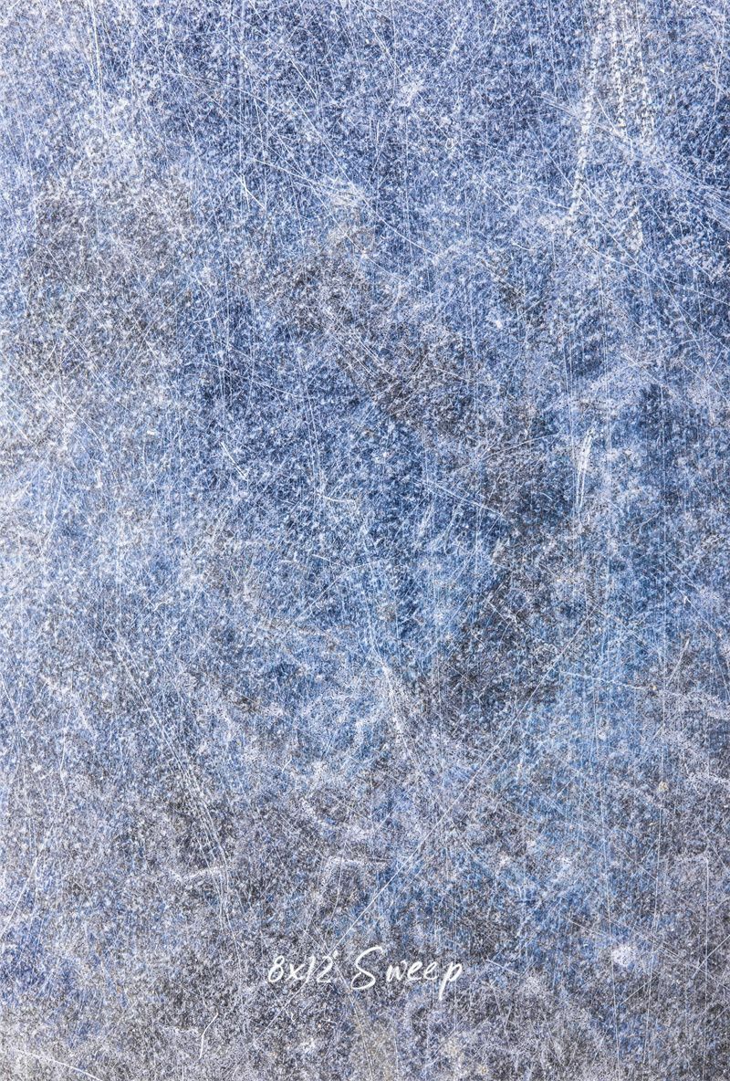 Blue Grey Scratched Abstract Texture Backdrop - Layoris
