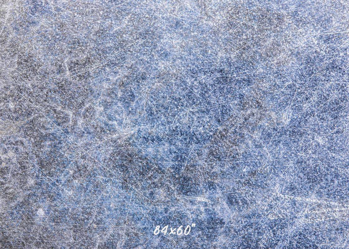 Blue Grey Scratched Abstract Texture Backdrop - Layoris