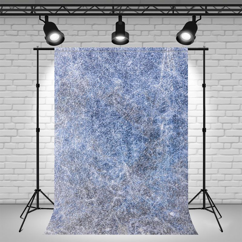 Blue Grey Scratched Abstract Texture Backdrop - Layoris