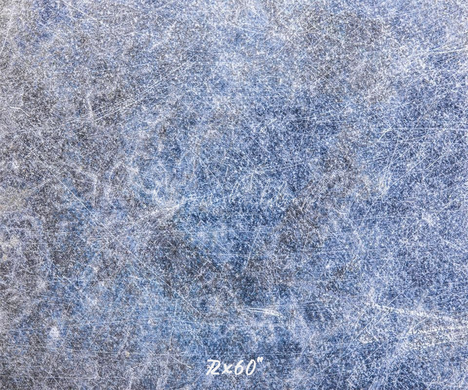 Blue Grey Scratched Abstract Texture Backdrop - Layoris