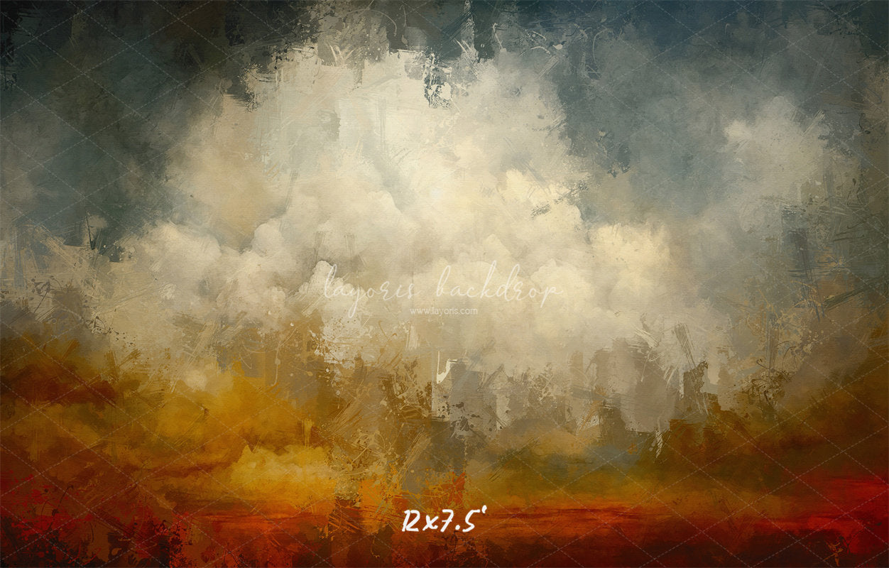 Fine Art Oil Painting Deep Colors Fusion Photo Backdrop - Layoris