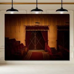 Layoris Dark And Eerie Cinema Halloween Backdrop