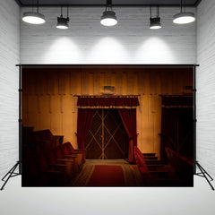 Layoris Dark And Eerie Cinema Halloween Backdrop