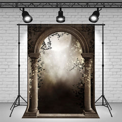 Layoris Arch Moon Night Photography Backdrop