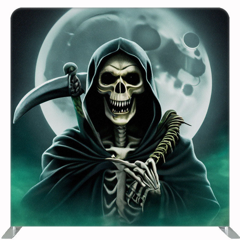 Horror Ghost Moon Square Double Sided Backdrop - Layoris