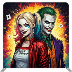 Joker Movie Couple Square Double Sided Backdrop - Layoris