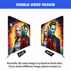 Joker Movie Couple Square Double Sided Backdrop - Layoris