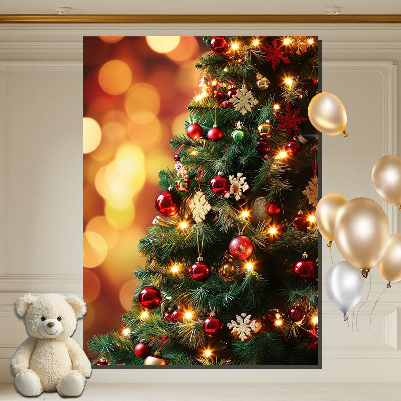 Layoris Light Spot Christmas Tree Holiday Bokeh Backdrop