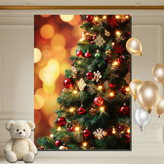 Layoris Light Spot Christmas Tree Holiday Bokeh Backdrop
