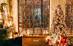 Light String Christmas Tree Holiday Backdrop - Layoris