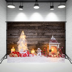 Layoris Brown Wood Board Diy Christmas Backdrop