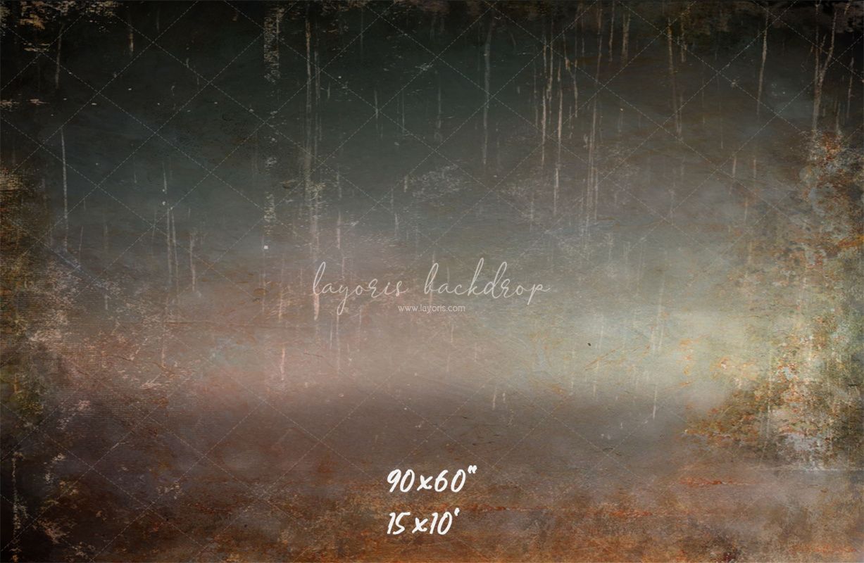 Rusty And Scratched Vintage Wall Photo Backdrop - Layoris