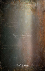 Rusty And Scratched Vintage Wall Photo Backdrop - Layoris