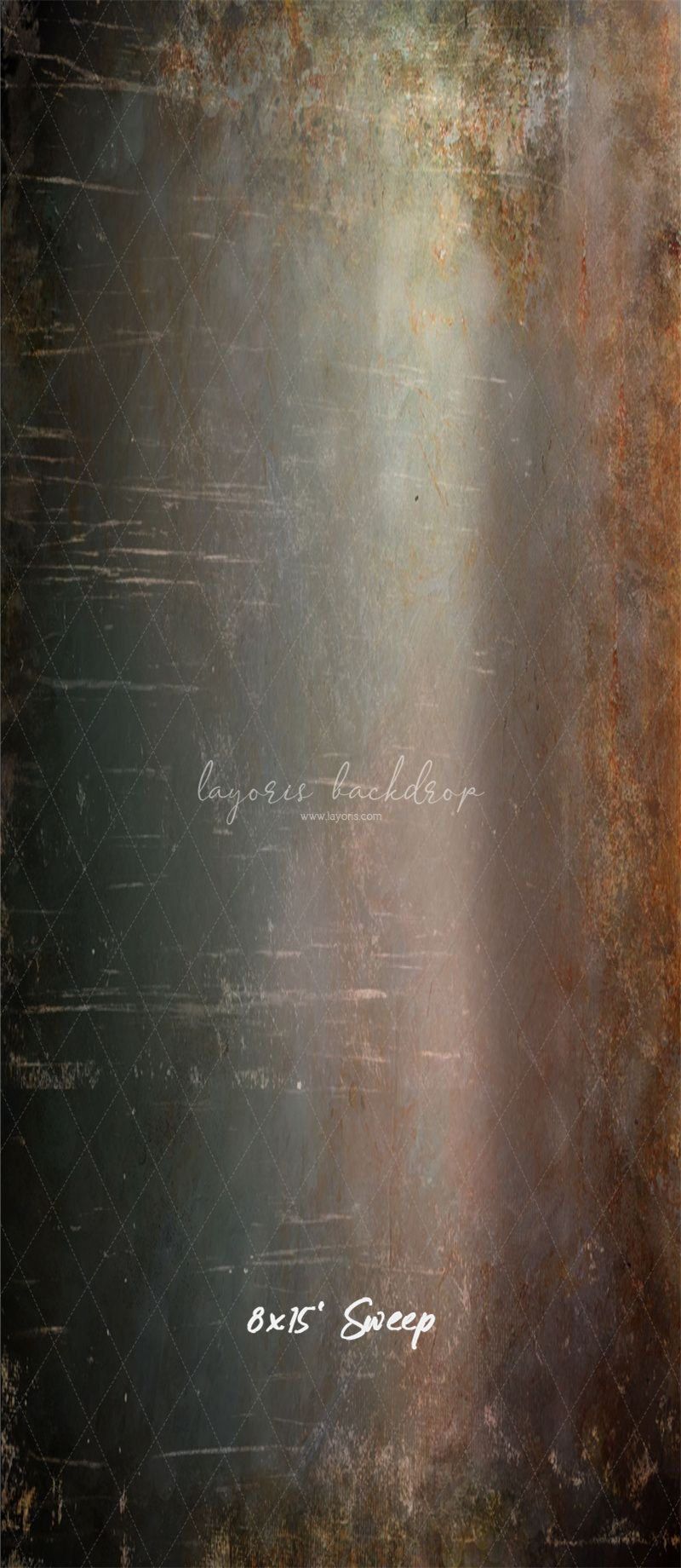 Rusty And Scratched Vintage Wall Photo Backdrop - Layoris