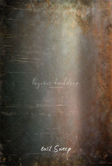 Rusty And Scratched Vintage Wall Photo Backdrop - Layoris