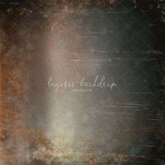 Rusty And Scratched Vintage Wall Photo Backdrop - Layoris