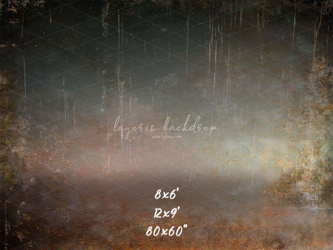 Rusty And Scratched Vintage Wall Photo Backdrop - Layoris