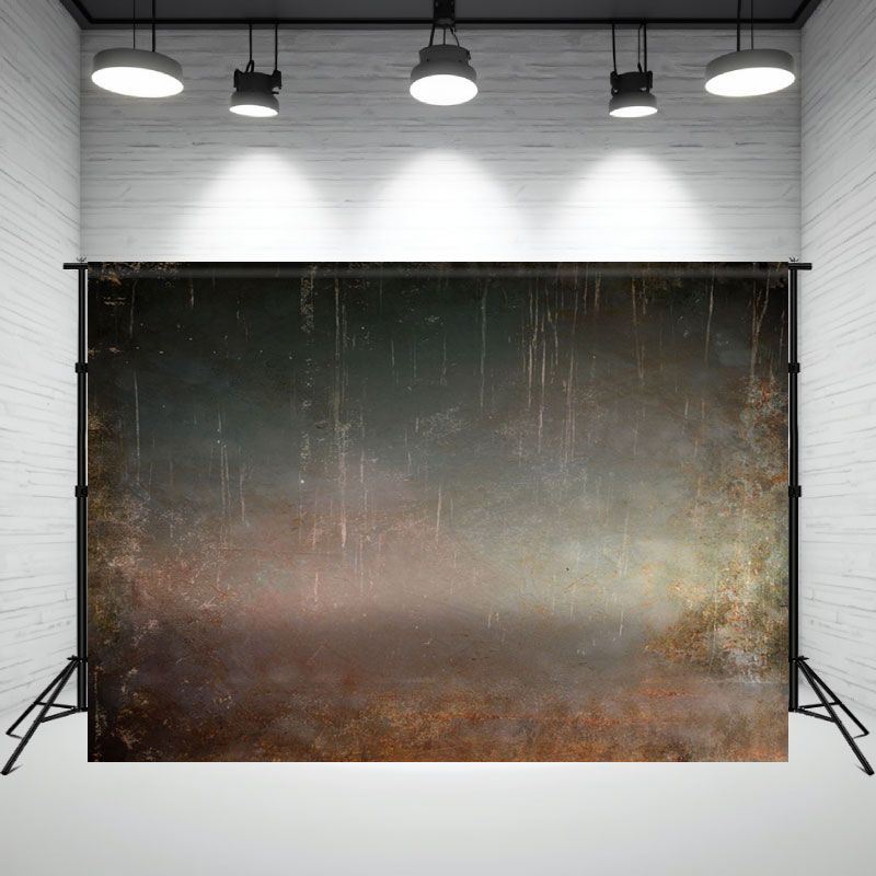 Rusty And Scratched Vintage Wall Photo Backdrop - Layoris