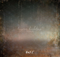 Rusty And Scratched Vintage Wall Photo Backdrop - Layoris