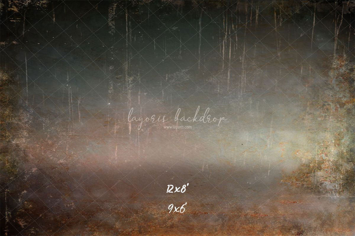 Rusty And Scratched Vintage Wall Photo Backdrop - Layoris