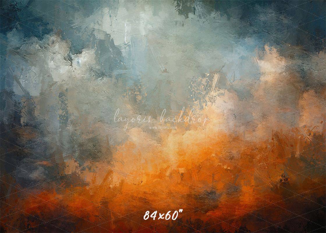 Fine Art Vintage Art Oil Painting Texture Backdrop - Layoris