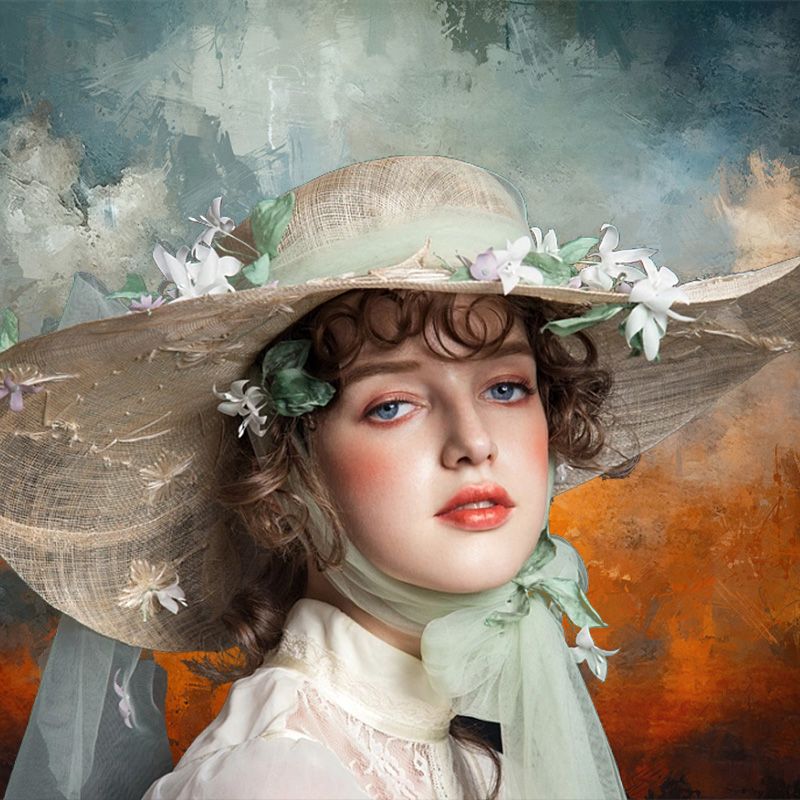 Abstract Vintage Art Oil Painting Texture Backdrop - Layoris