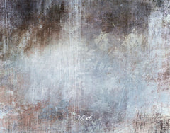 Blue Scratched Worn Wall Photo Booth Backdrop - Layoris