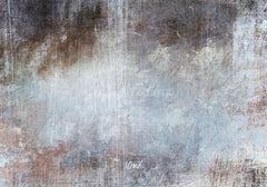 Blue Scratched Worn Wall Photo Booth Backdrop - Layoris