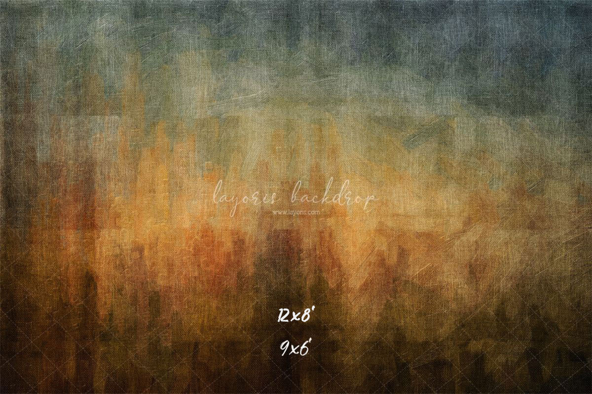 Blue To Brown Gradient Fine Art Texture Backdrop - Layoris