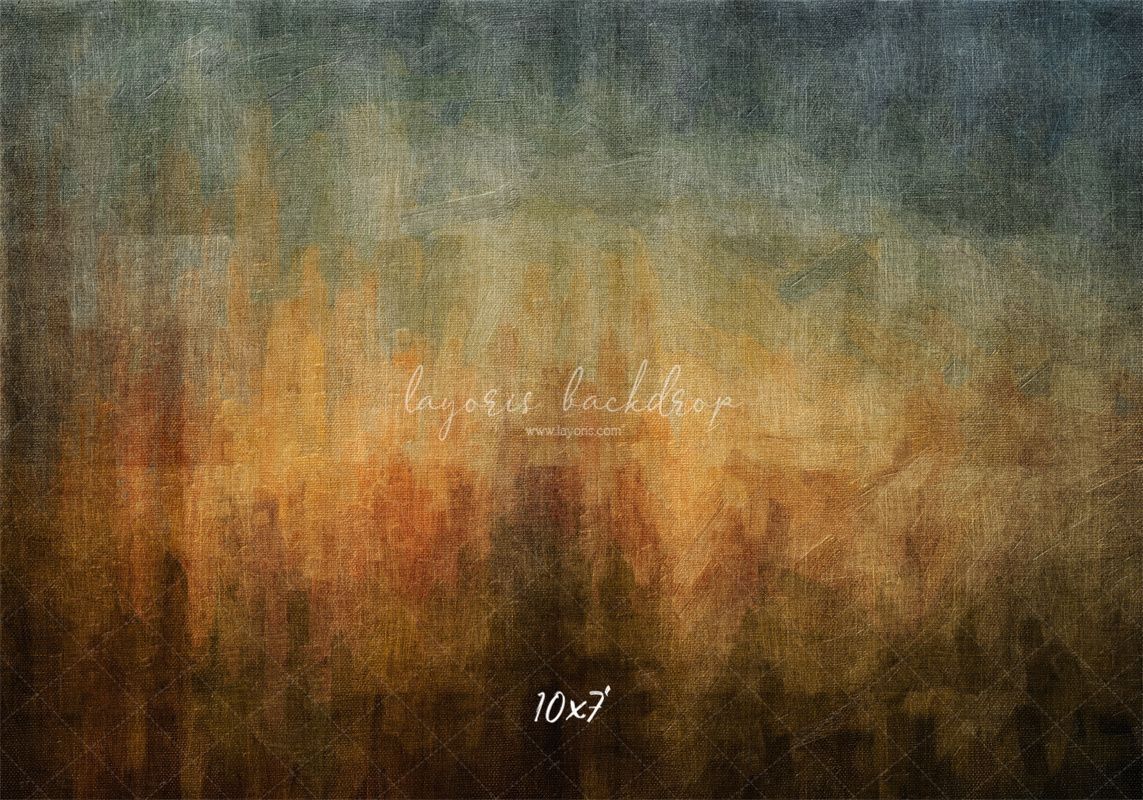 Blue To Brown Gradient Fine Art Texture Backdrop - Layoris