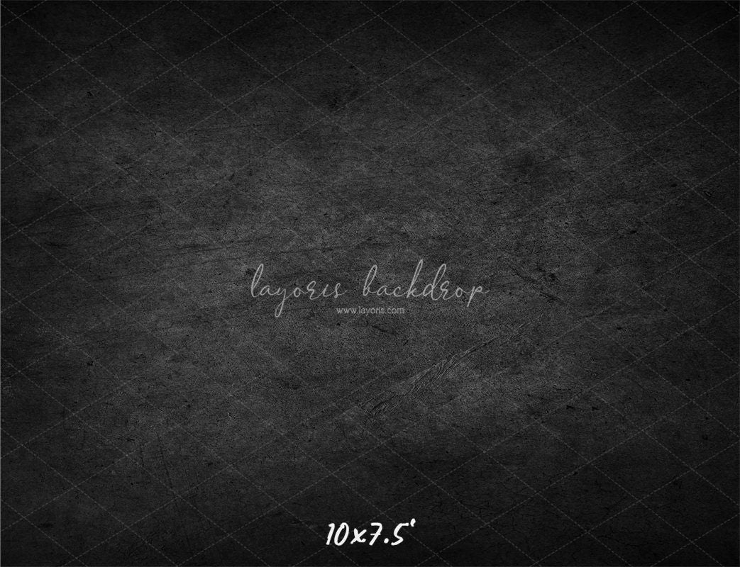 Vintage Black Cement Wall Photography Backdrop - Layoris